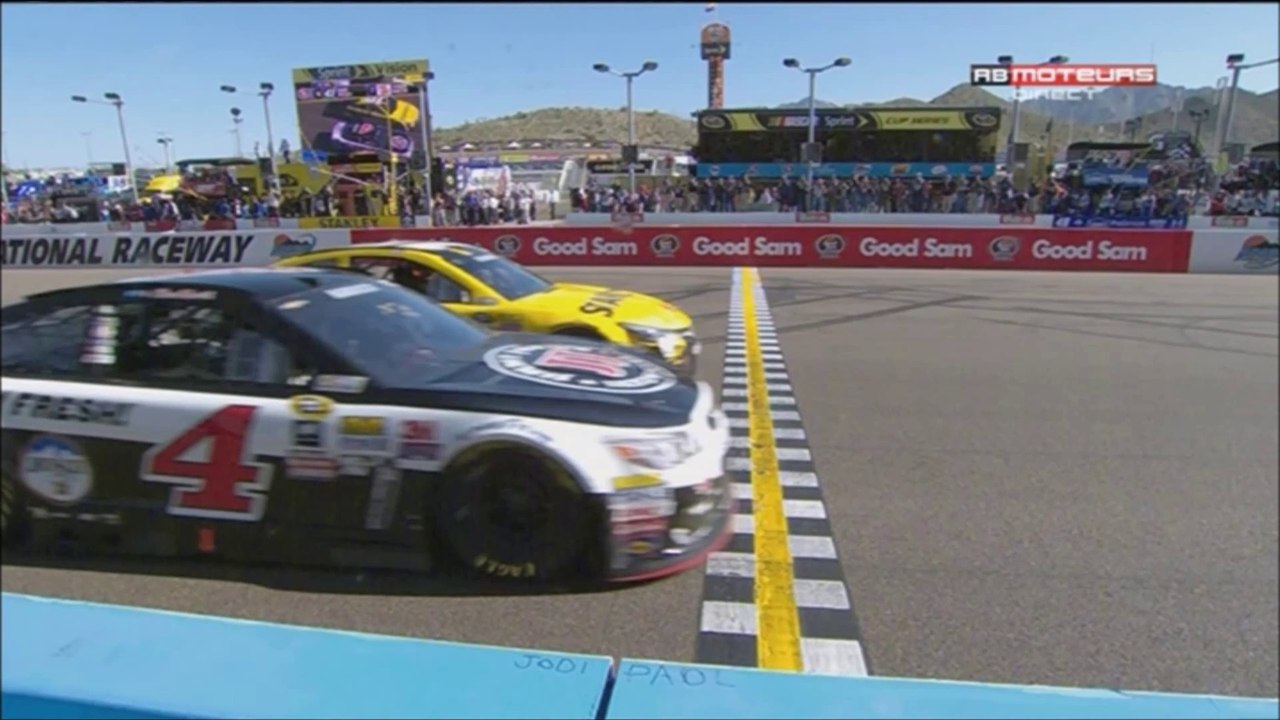 NASCAR Phoenix 2016 Epic Finish French Commentary