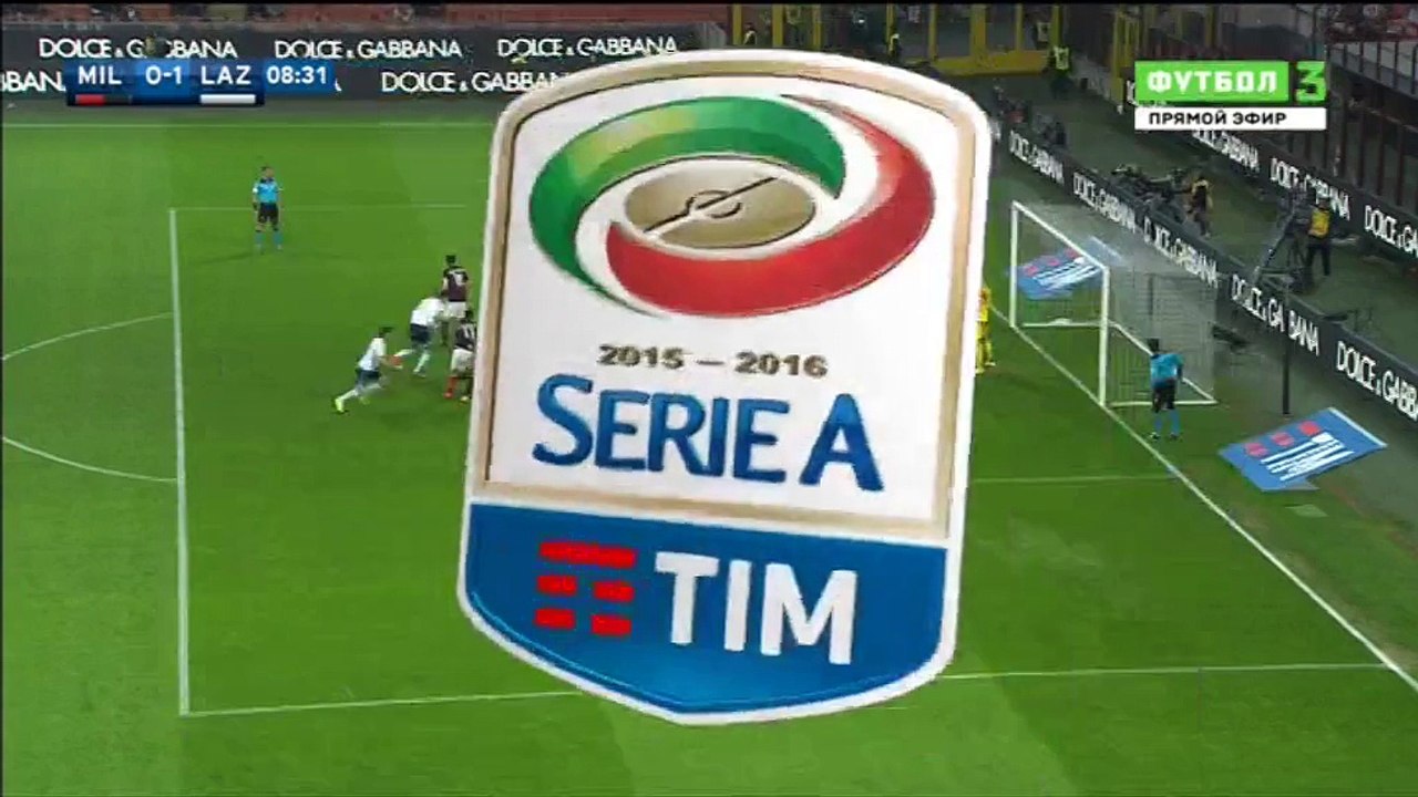 0-1 Marco Parolo Goal Italy  Serie A - 20.03.2016, AC Milan 0-1 Lazio