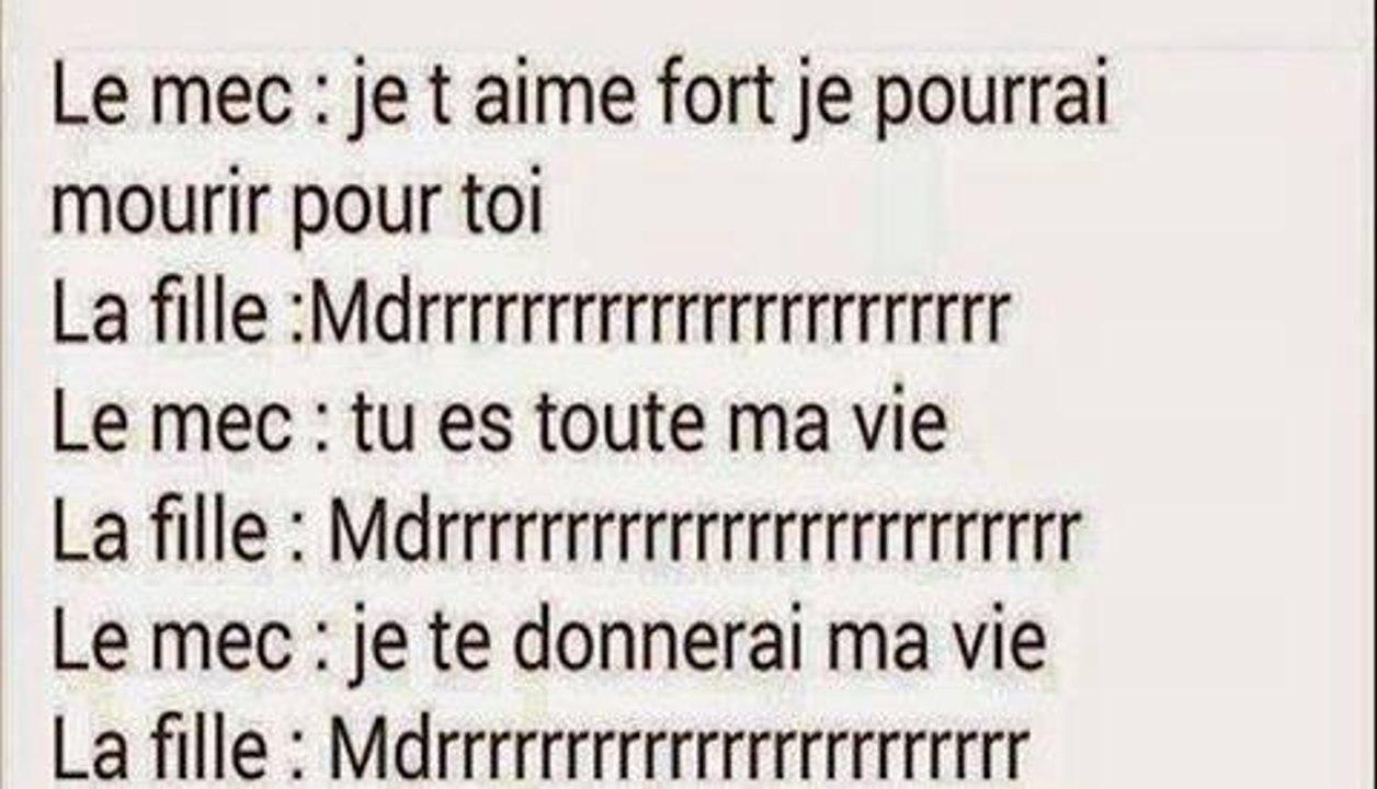 Les filles qui profitent de leur mec…! MDR