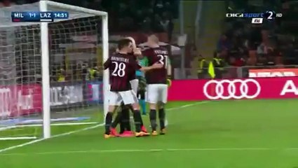 Carlos Bacca -  AC Milan 1-1 Lazio 20.03.2016 Serie A HD