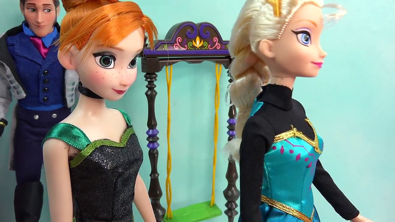 Queen Elsa Princess Anna Singing Movie Doll Disney Store Prince Hans Swing Frozen Toy Revi