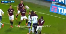 Carlos Bacca Amazing Chance to Score - AC Milan vs Lazio - Serie A - 20.03.2016