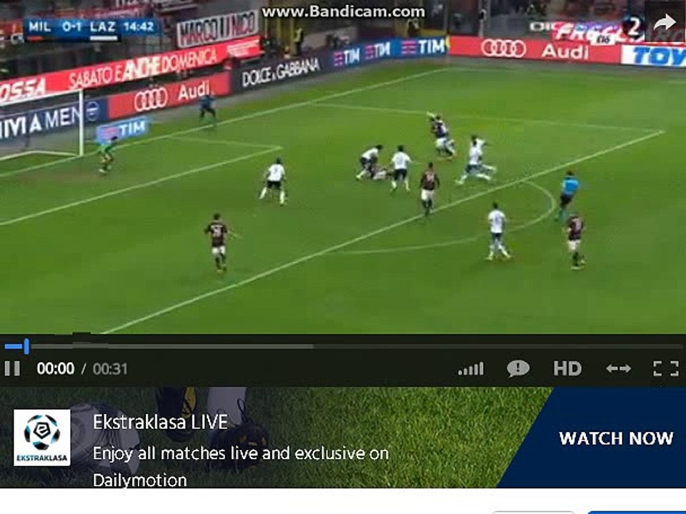 Carlos Bacca Goal HD - AC Milan 1-1 Lazio - 20-03-2016