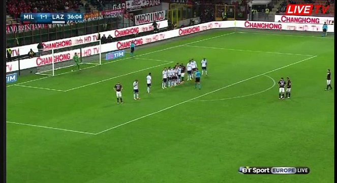 ITALY: Serie A - AC Milan AC Milan	1-1	Lazio 20.03.2016