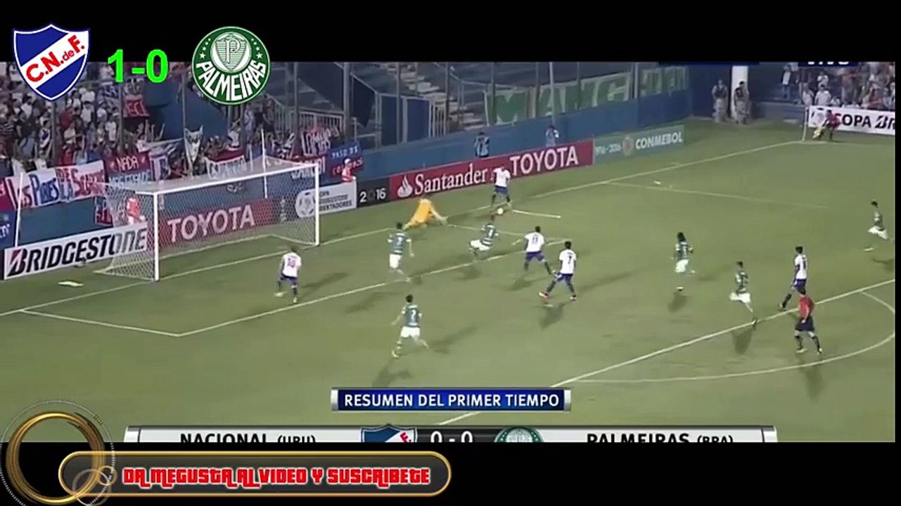 GOLES HD-Nacional vs Palmeiras 1-0 RESUMEN Y  Copa Libertadores 2016