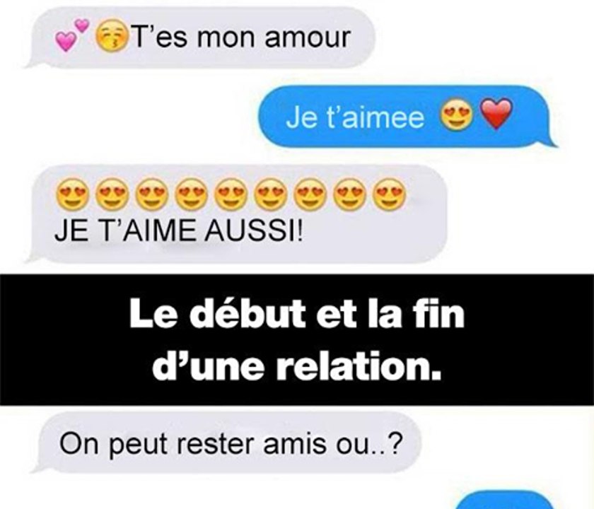 • Le début et la fin d'une relation