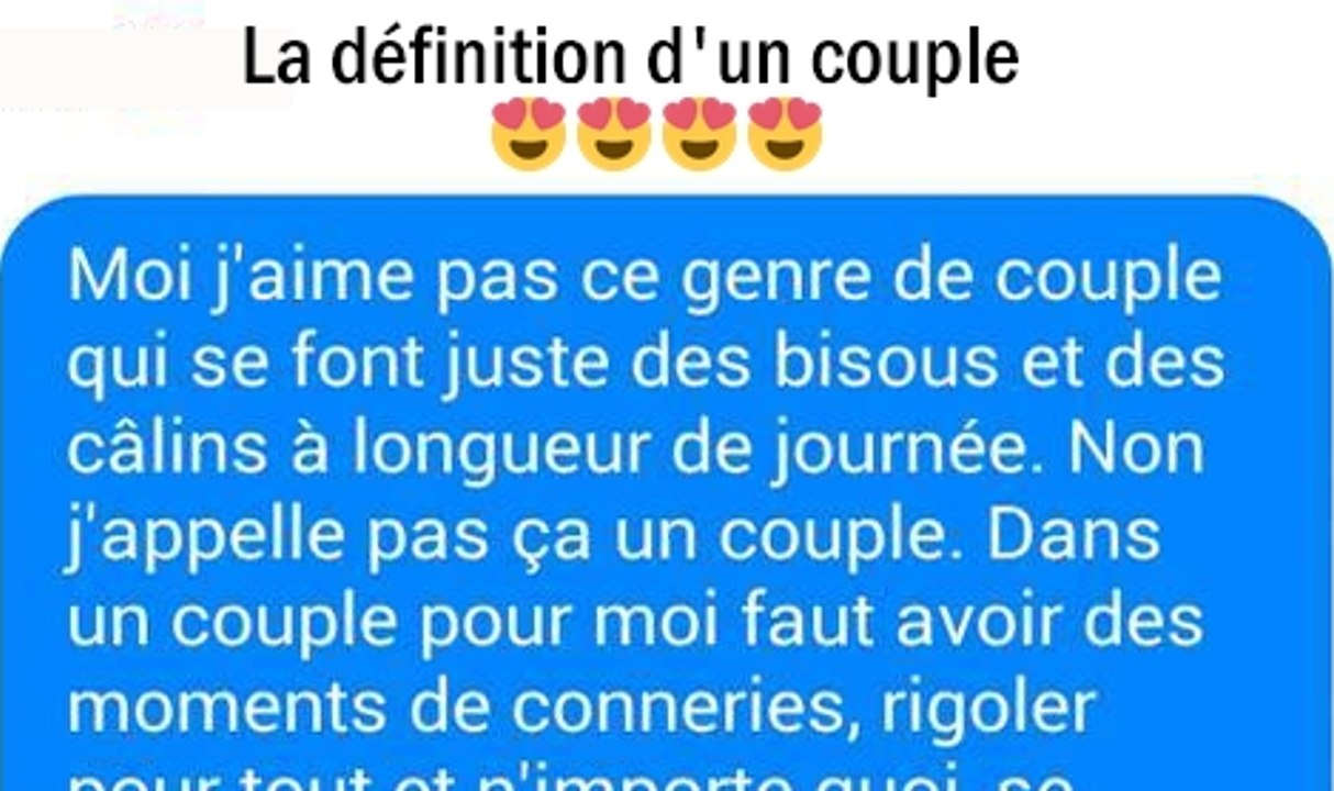• LA DÉFINITION D’UN COUPLE
