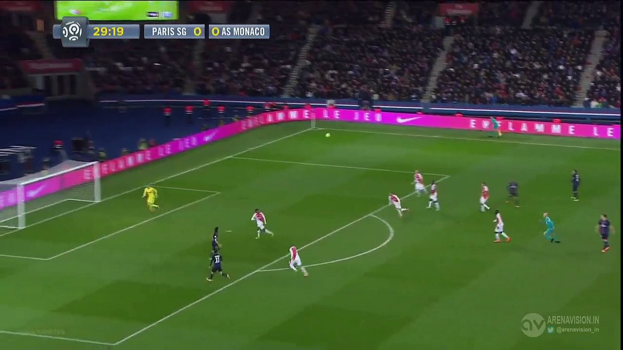 Edinson Cavani Fantastic Bicycle-Kick HD - PSG v. Monaco 20.03.2016 HD