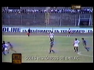 Emelec 2 - Macará 2 - (Goles de Rúben Beninca 20 Marzo 1988)