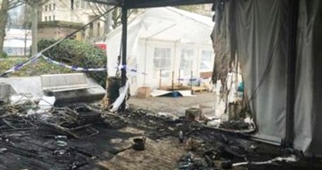 Belçika'da Yaşayan Türkler, PKK Çadırını Yaktı