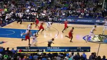 Wesley Matthews Injury - Blazers vs Mavericks - March 20, 2016 - NBA 2015-16 Season