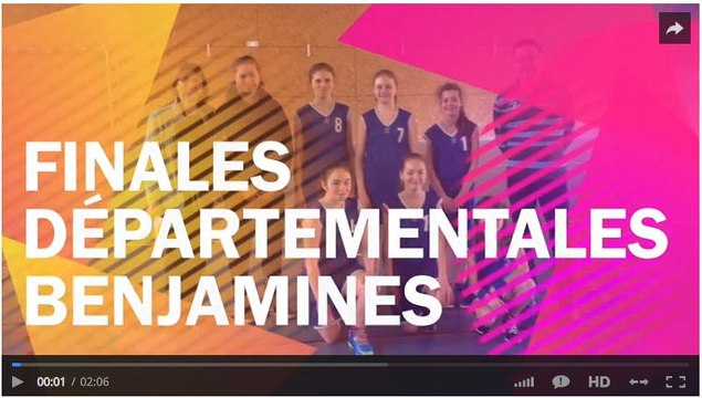 Les Filles, Vainqueurs de la Finale Départementale 2016 Benjamines