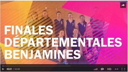Les Filles, Vainqueurs de la Finale Départementale 2016 Benjamines