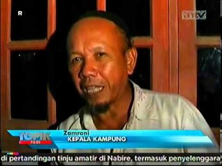 Rumah Buronan Penganiaya Guru Silat Dirusak Massa