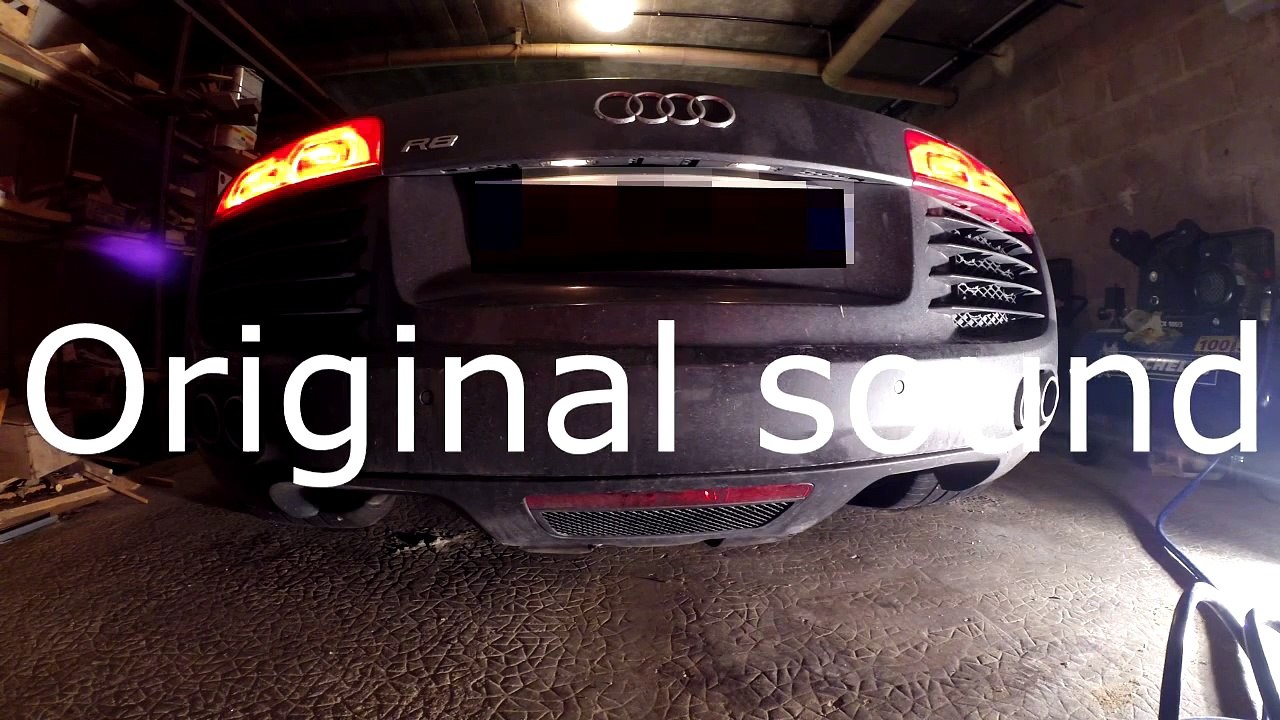 audi R8 Quicksilver exhausts