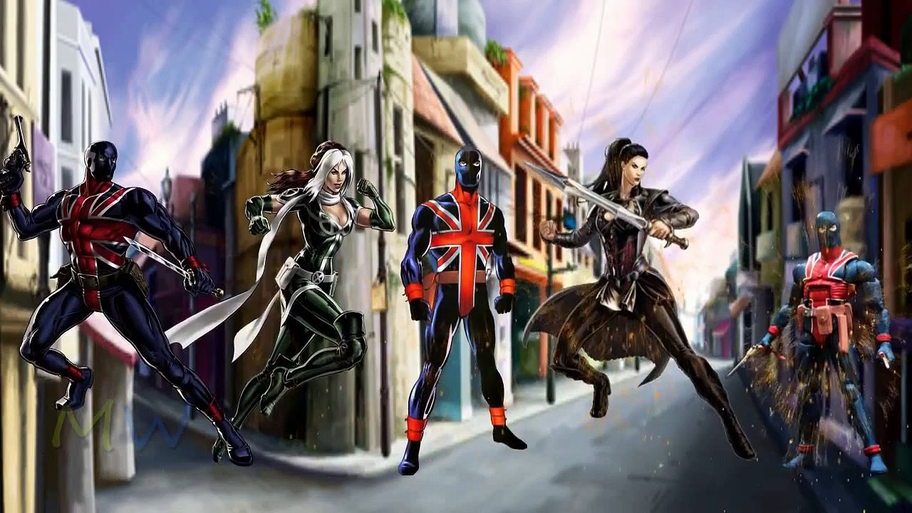 Finger Family Union Jack Family Nursery Rhyme | Union Jack Finger Family Songs For Childre