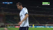Senad Lulić Red Card Italy Serie A - 20.03.2016, AC Milan 1-1 Lazio