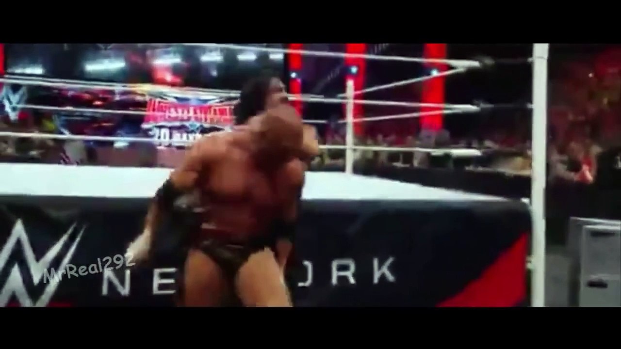 WWE RAW MARCH 14. 2016 Roman Reigns Attack Triple H and Destroys Him