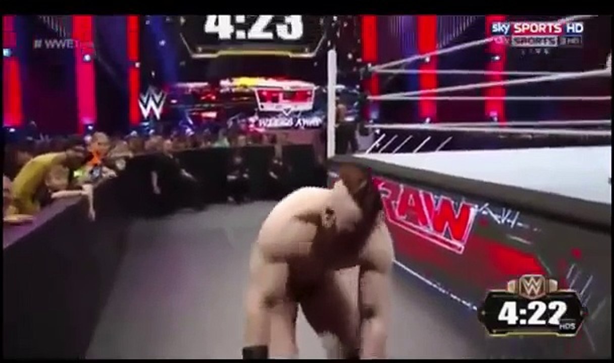 WWE RAW Roman Reigns vs Sheamus Fight 5 15 Min