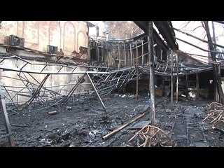 Türk Ocağı'nın çay bahçesi kül oldu