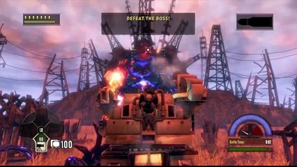 Iron Brigade [Xbox360] - Boss Battle | ✪ Pylon ✪ | Walkthrough〘HD〙