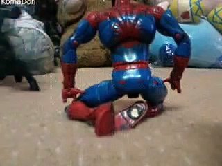 Spider-man vs Venom stop motion