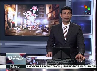 España quema figura de Angela Merkel por Fiesta del fuego de Valencia