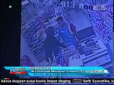 Aksi Perampok Minimarket Terekam CCTV, Satu Ditembak Polisi