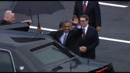 Barack Obama ya esta en La Habana para una histórica visita