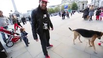 MAN vs DOG - Sean Garnier vs Chien - Panna London Pt1