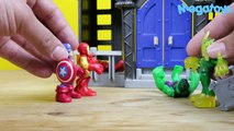 Spider-man Avengers Iron Man Hulk and Captain America vs Electro imaginext playskool toys