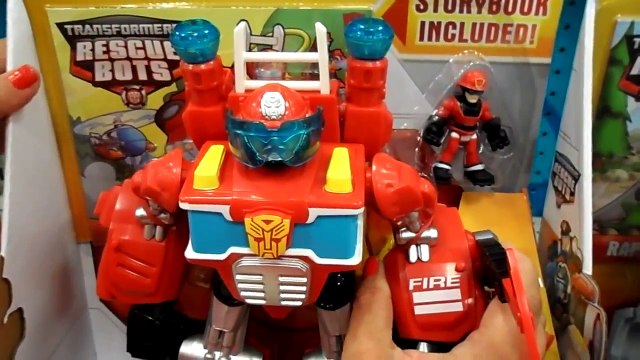 LATEST AT WALMART PLAYSKOOL TRANSFORMERS RESCUE BOTS RED & BLACK VERSION