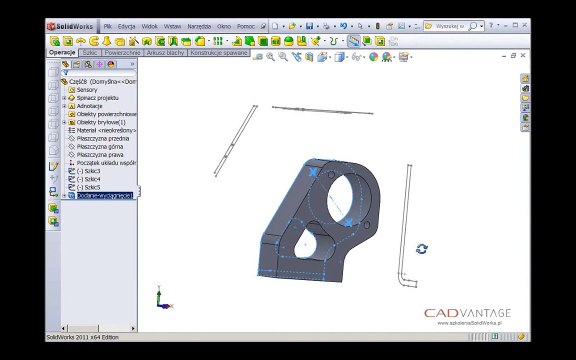 Konwersja 2D do 3D w SolidWorks - Convert DWG into sheet metal SolidWorks