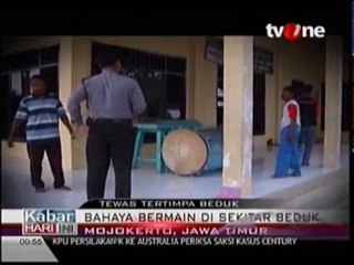 Seorang Bocah Tewas Tertimpa Beduk