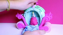 Play Doh Cinderella Magical Carriage Disney Princess Cinderella Play Dough Clay Hasbro Toy Review