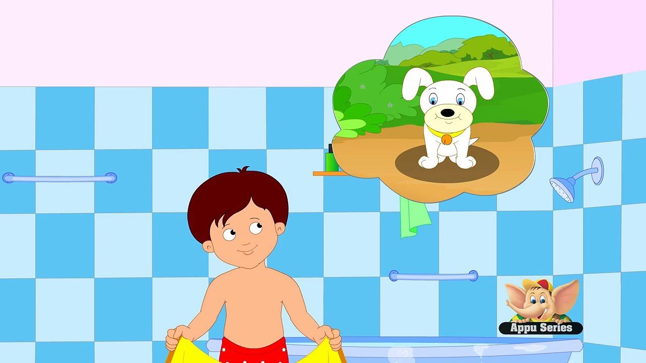 3D Animation After A Bath Nursery rhymes for childrens with lyrics