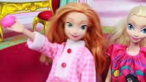 Frozen ELSA PREGNANT Elsa Married To HANS Boy or Girl Disney Frozen Princess Sleepover Barbie Parody