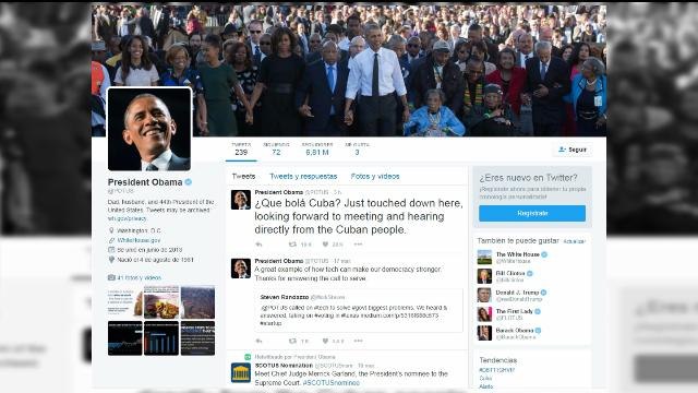 Obama saluda por Twitter a los cubanos con un ¿Que bola Cuba? -