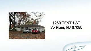 1260 TENTH ST So Plain NJ Residential for sale