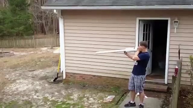 Potato Gun Recoil Knocks Out Front Teeth