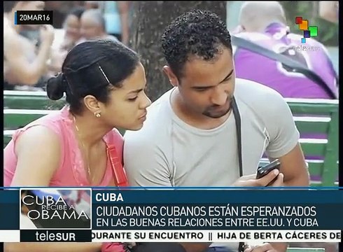 Cubanos piden a Obama poner fin al bloqueo