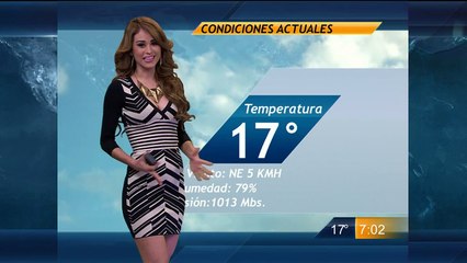 Yanet Garcia y El Avance Del Pronostico Del Tiempo 21-Dic-2014 19:00 PM Full HD