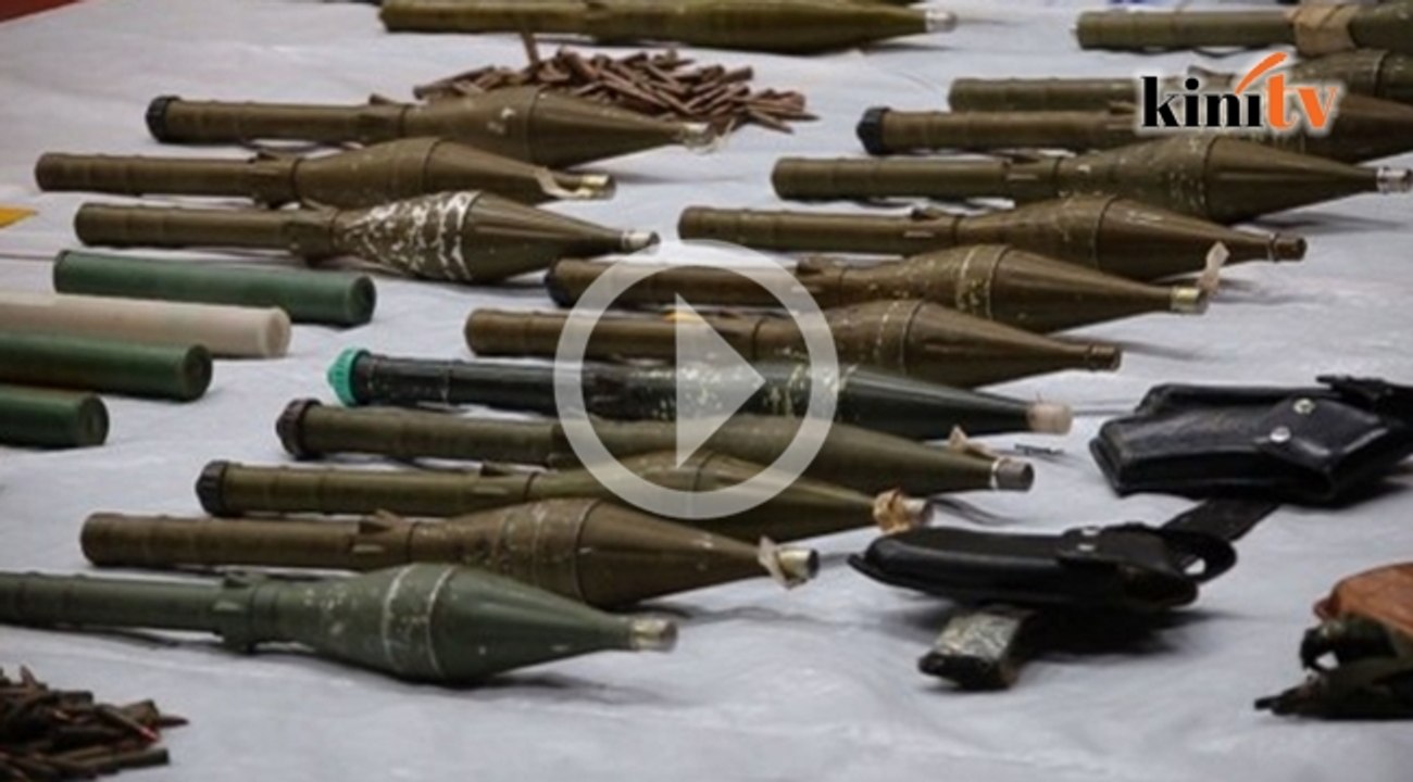 Polis temui pelbagai senjata milik pemberontak Kurdish