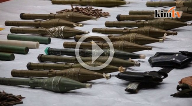 Polis temui pelbagai senjata milik pemberontak Kurdish