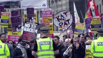 Scottish Defence League demonstration Edinburgh 20th of March 2016