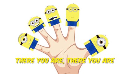 Finger Family Song! Despicable Me Minions Nursery Rhyme with Carl, Kevin, Phil, Jerry and