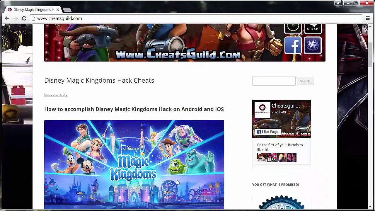 How to Get Disney Magic Kingdoms Hack Tool on Adroid and iOS [Updated Tool]