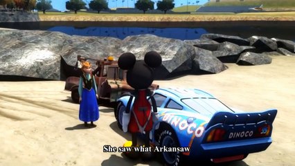 Cars Songs For Kids ♪ What Did Delaware ♪ Mcqueen Frozen Anna Princess Fun