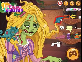 Disney Rapunzel Games - Rapunzel Zombie Curse - Princess Games for Girls - Cartoons for Children