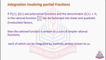 Integrating by Partial Functions  & Case I : Non Repeated Linear Function
